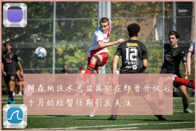 阿森纳技术总监离职在即晋升仅七个月的短暂任期引发关注